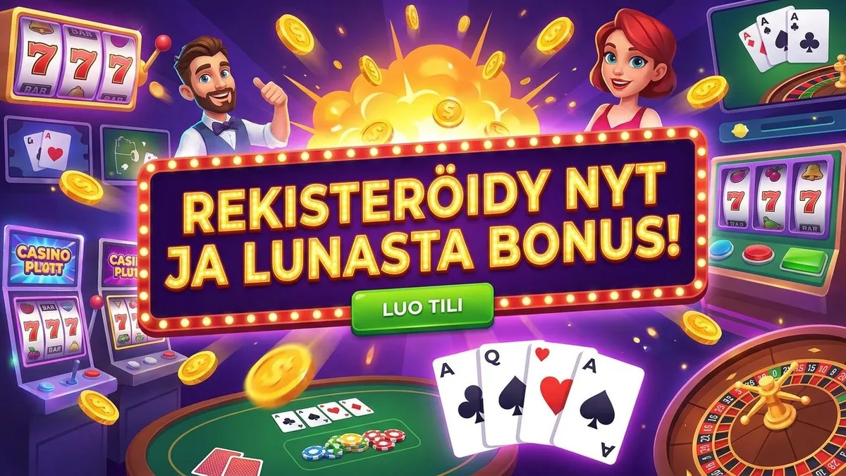 Rekisteröidy bonuksella